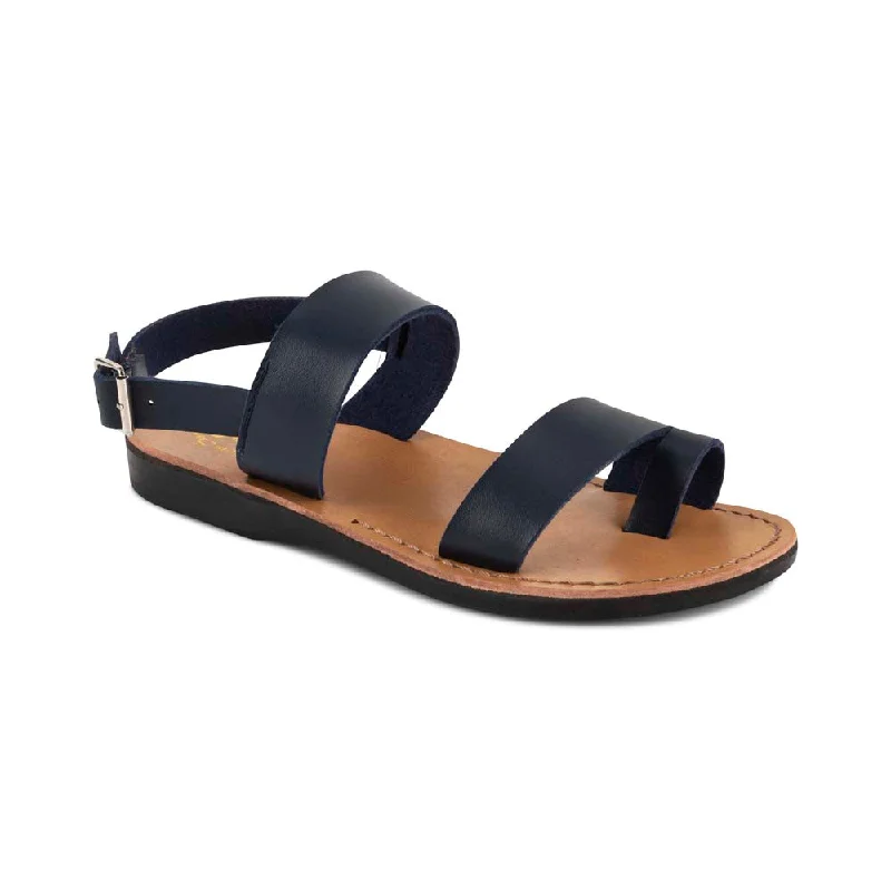 Men's sandals with a durable outer soleCarmel Vegan - Leather Alternative Sandal | Blue