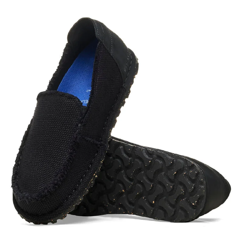 Men's loafers with a moc - toe designBirkenstock Utti Textile