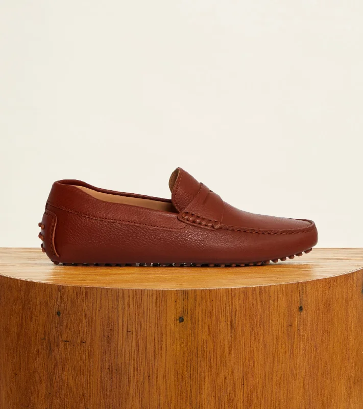 Men's loafers with a stretchy side panel for a better fitParker Leather