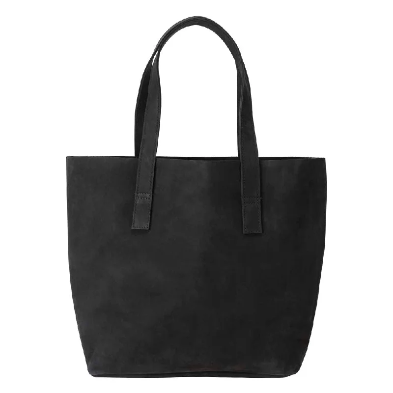 Men's sandals with a durable outer soleClassic Tote Leather Bag | Black Suede