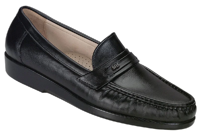 Men's leather loafers with a penny slotSAS Ace