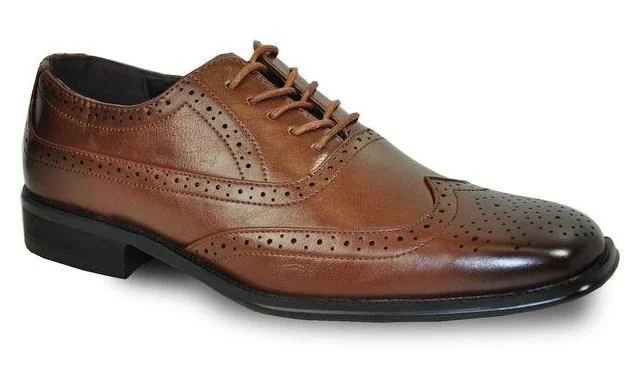 Men's Oxford shoes with a smooth leather upper and a leather soleBravo Milano-1 Classic Men's Oxford