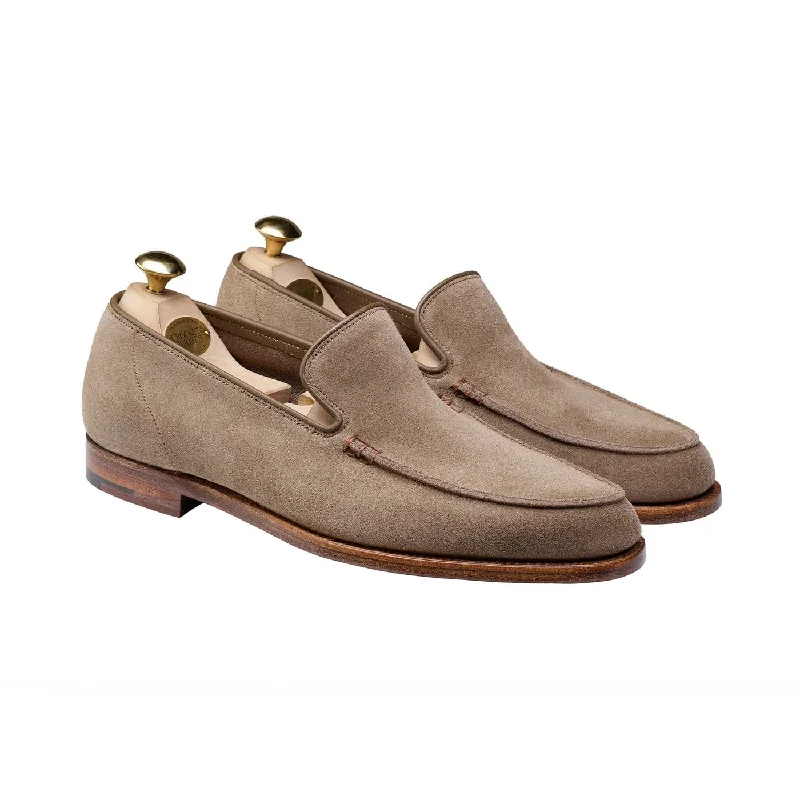 Men's loafers with a smooth leather finishSalcombe Khaki Suede