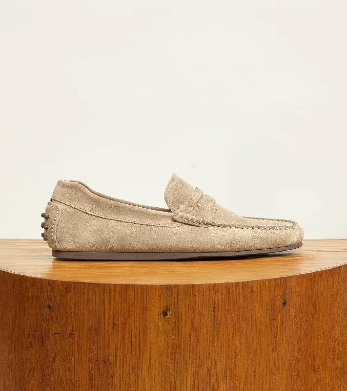 Men's loafers with a moc - toe designDecker