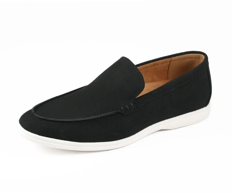 Men's loafers with a cushioned footbedDeniz Black