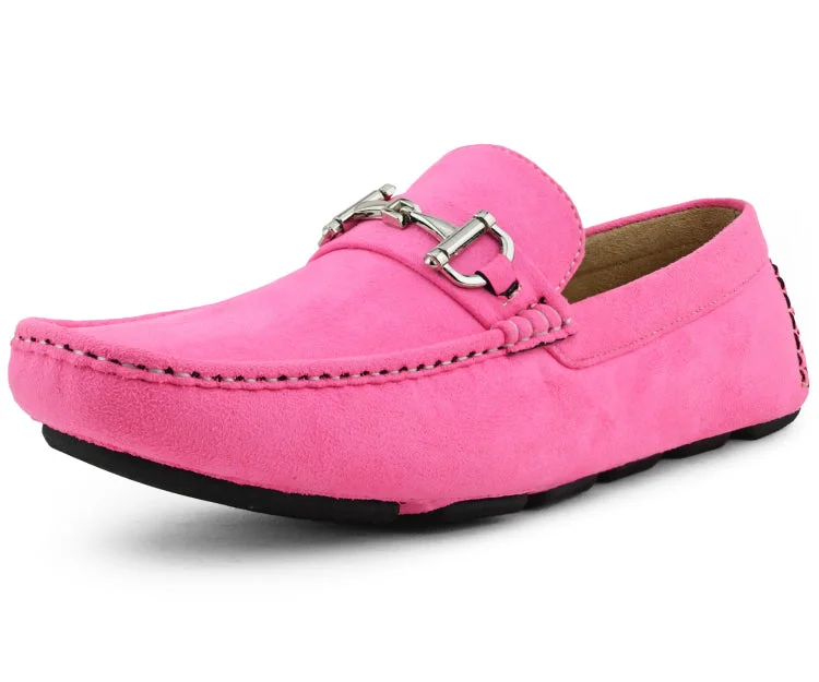 Suede men's loafers for a soft and luxurious feelWalken Pink