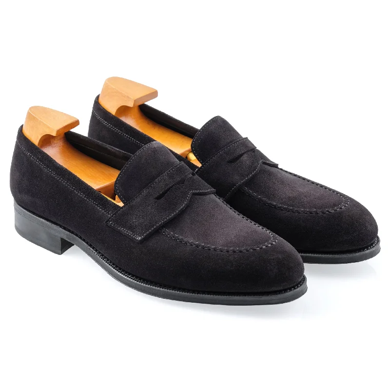 Men's loafers with a perforated leather upper for ventilationMARTIN