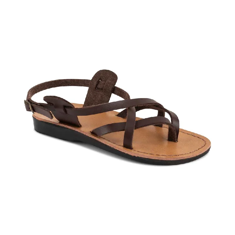 Men's sandals with a flexible sole for easy movementTamar Buckle Vegan - Leather Alternative Sandal | Brown