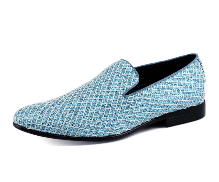 Men's loafers with a low - heeled designSarlo Turquoise