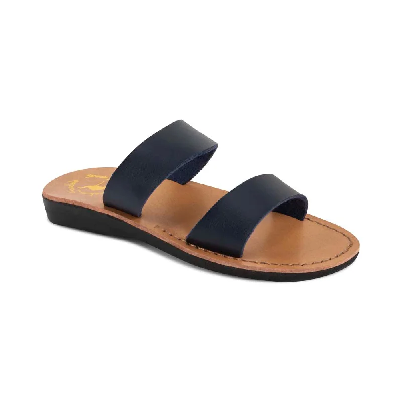 Men's sandals with a flexible sole for easy movementAviv Vegan - Leather Alternative Sandal | Blue