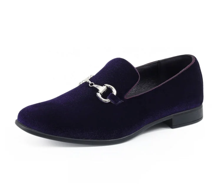 Men's loafers with a memory foam insoleBrad Purple