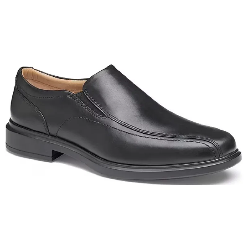 Men's loafers with a cushioned footbedJohnston & Murphy Stanton 2.0 Black Full Grain Slip-On Shoe (Men's)