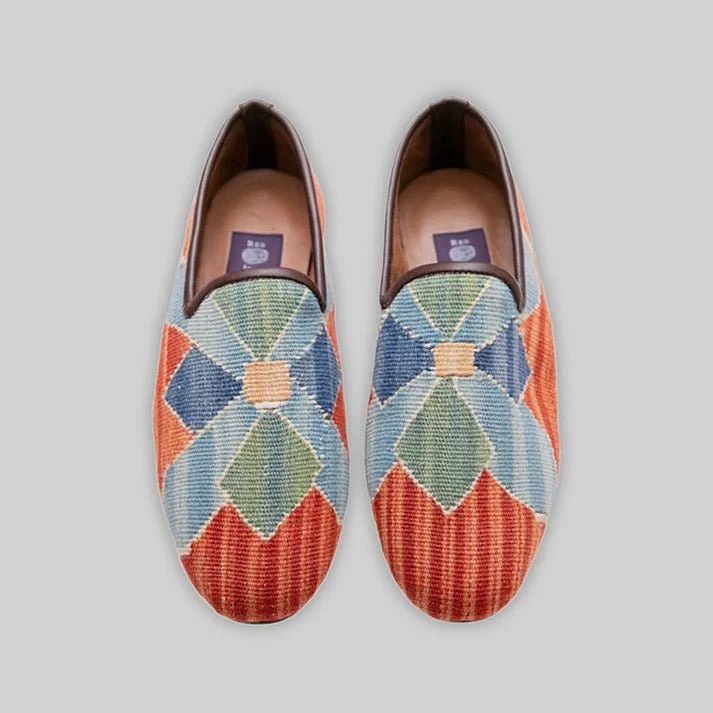 Men's loafers with a smooth leather finishMen's Kilim Loafer Size 7