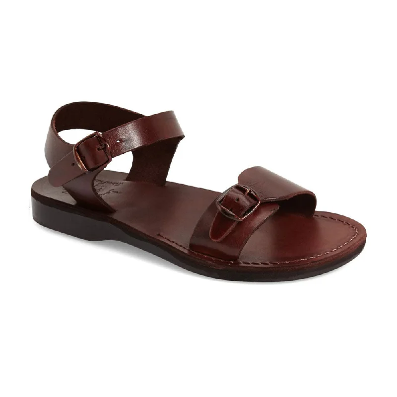 Flip - flop style men's sandals for beach wearThe Original - Leather Adjustable Buckle Sandal | Brown