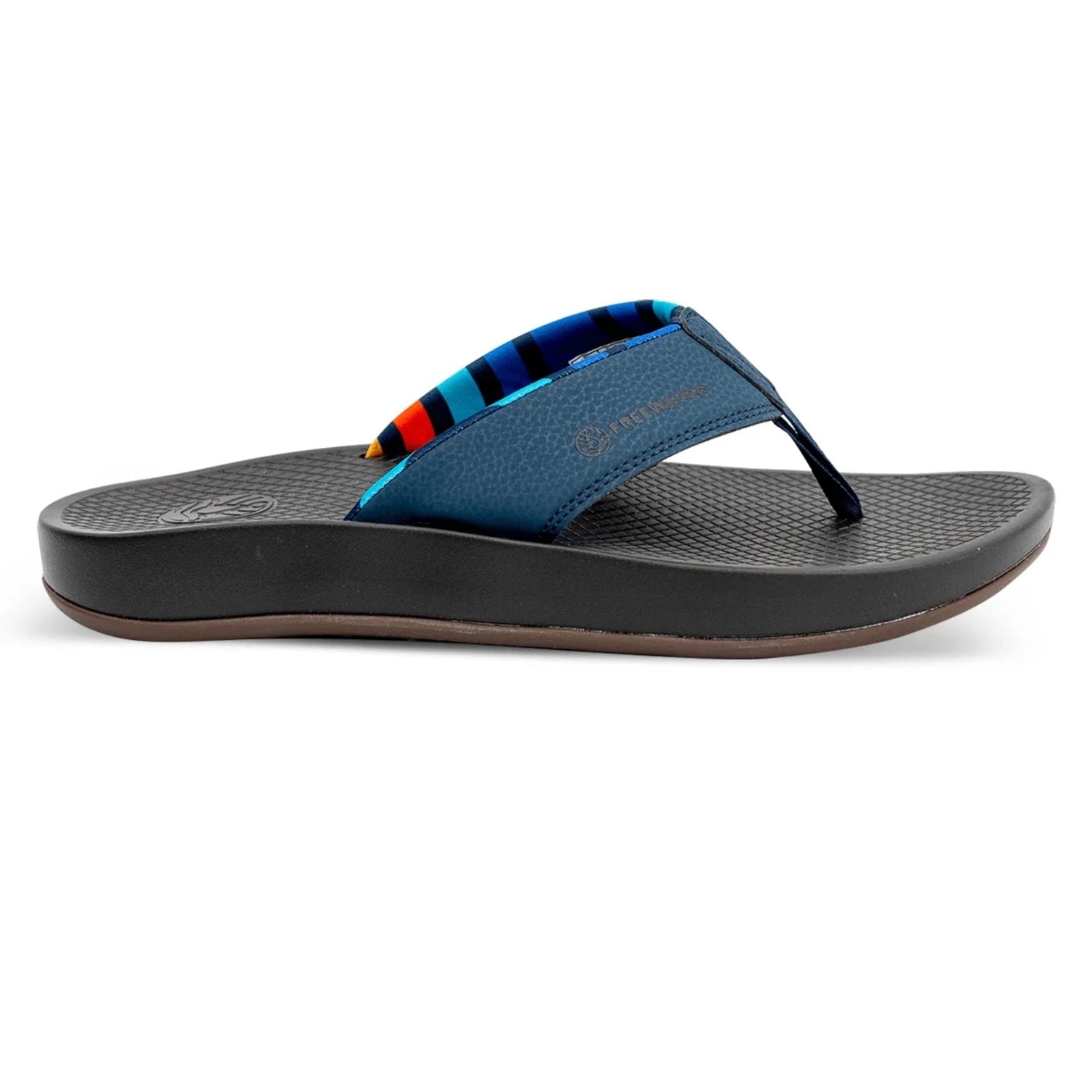 Men's sandals with a wide strap for supportFreewaters Cloud 9 Men's Super Soft Sandals - Navy