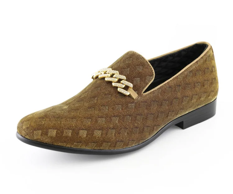 Men's loafers with a rubber sole for durabilityParker Gold