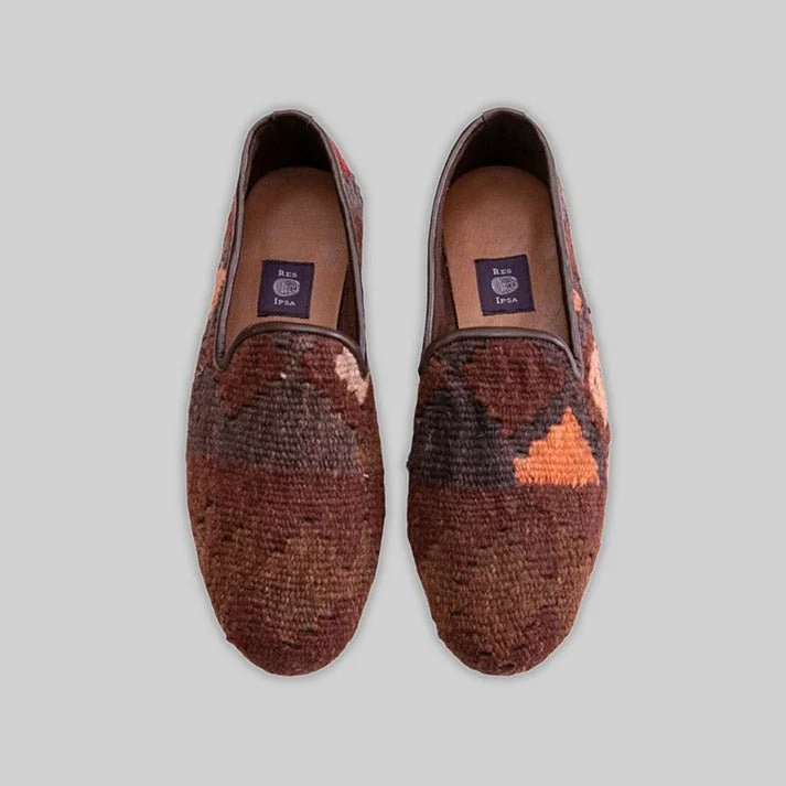 Men's loafers with a removable insole for cleaningMen's Kilim Loafer Size 8