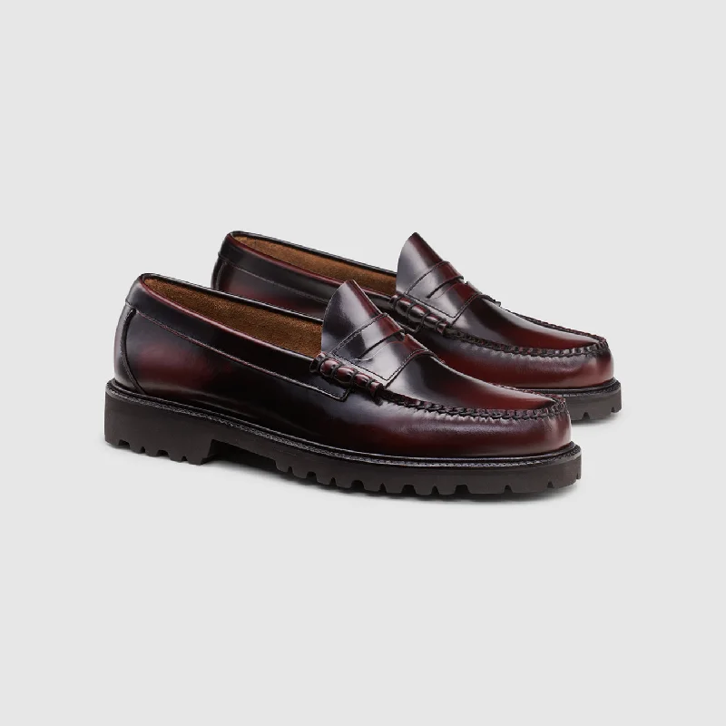 Men's loafers with a rubber sole for durabilityMENS LARSON LUG BRUSH OFF WEEJUNS LOAFER