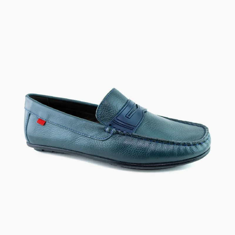 Men's loafers with a leather lacing systemDavidson St, Jr