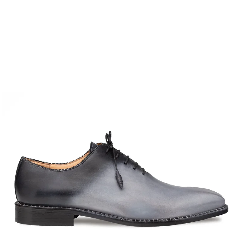 Men's leather Oxford shoes with a plain toeBarbaro Two-Tone Oxford