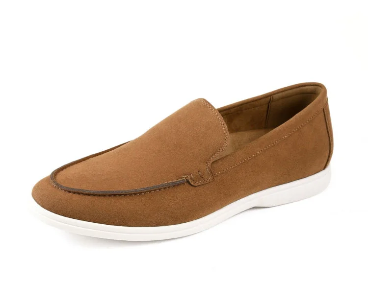 Men's loafers with a stretchy side panel for a better fitDeniz Cognac