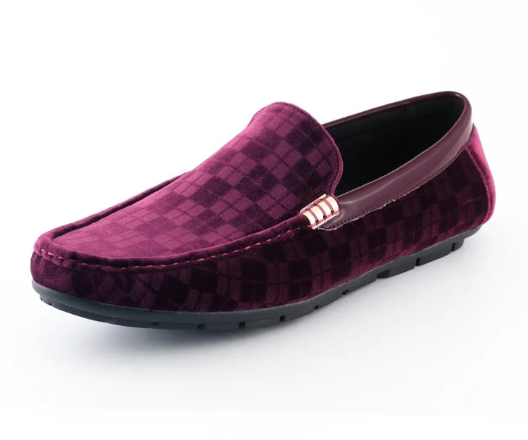 Men's loafers with a removable insole for cleaningJace Burgundy