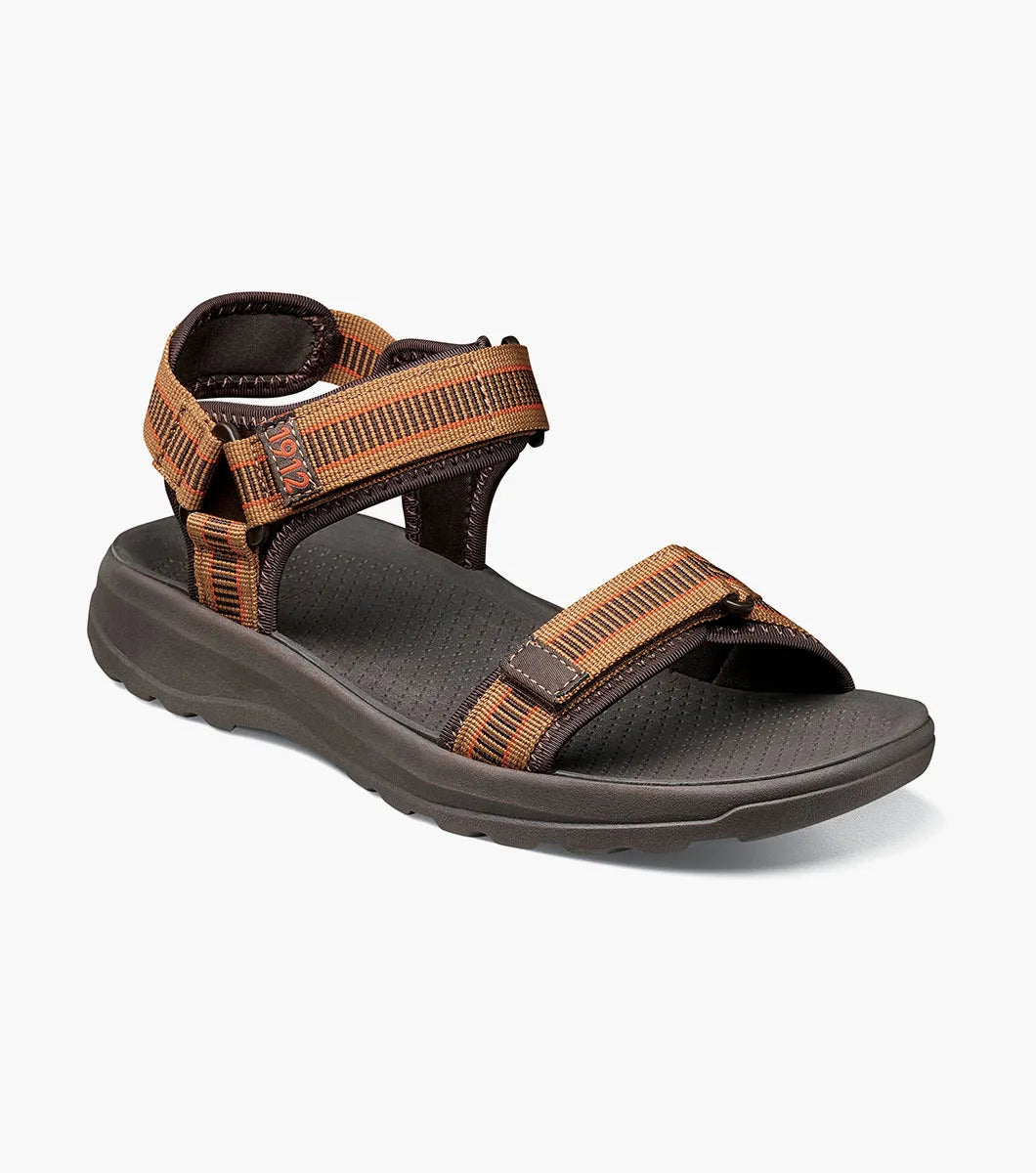 Men's sandals with a toe post designNunn Bush Huck Sport Three Strap Sandal