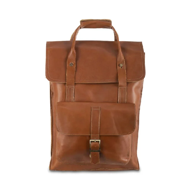 Men's sandals with a leather lining for comfortUnisex Leather Backpack | Honey