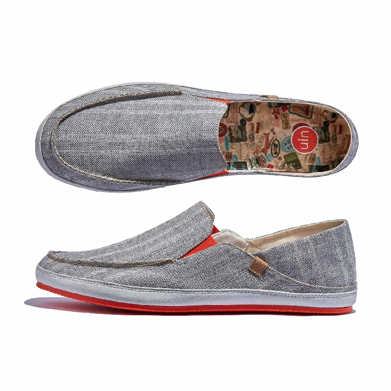 Slip - on men's loafers for easy wearLight Grey Formentera II Men