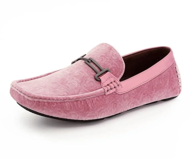 Men's loafers with a memory foam insoleRoberto Pink