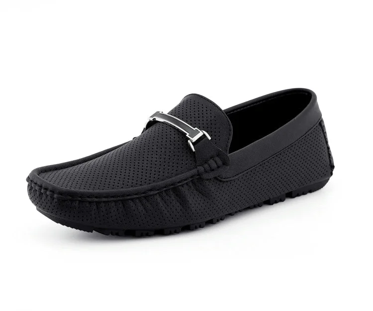 Men's loafers with a leather lining for comfortCola Black