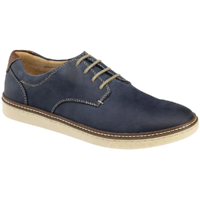 Men's Oxfords with a padded collar for a comfortable fitJohnston & Murphy McGuffey Plain Toe Oxford Navy Leather (Men's)