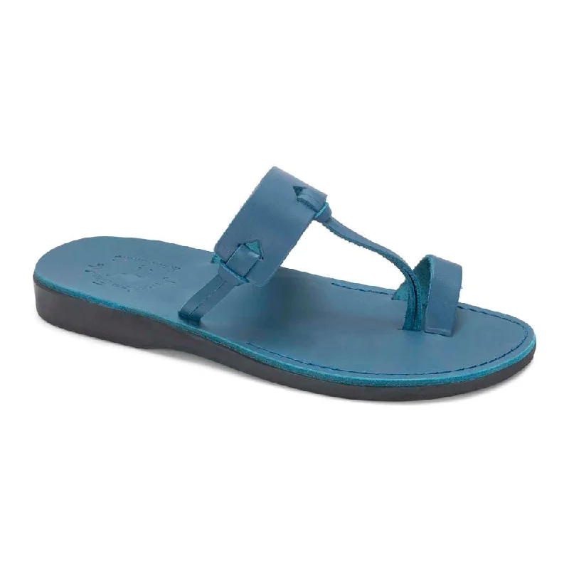 Men's sandals with a stretchy strap for a better fitDavid - Leather Open Toe Sandal | Blue