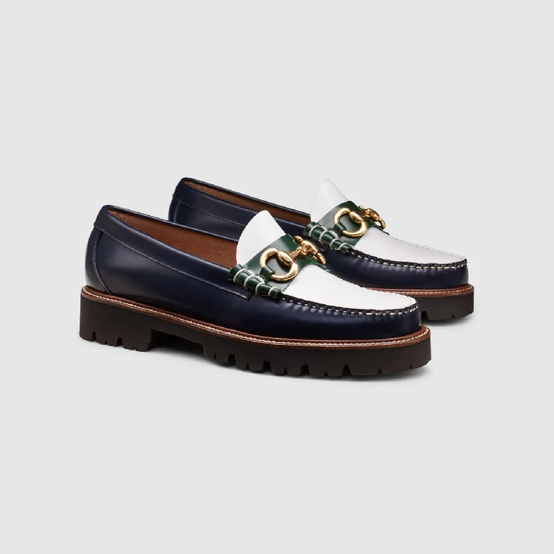 Men's leather loafers with a penny slotMENS LINCOLN SUPER BIT LUG WEEJUNS LOAFER