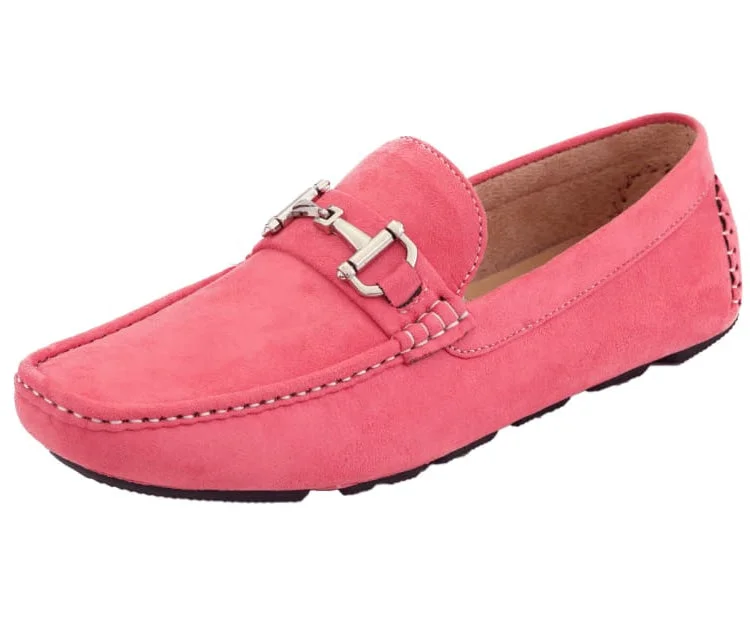 Men's loafers with a moc - toe designWalken Salmon