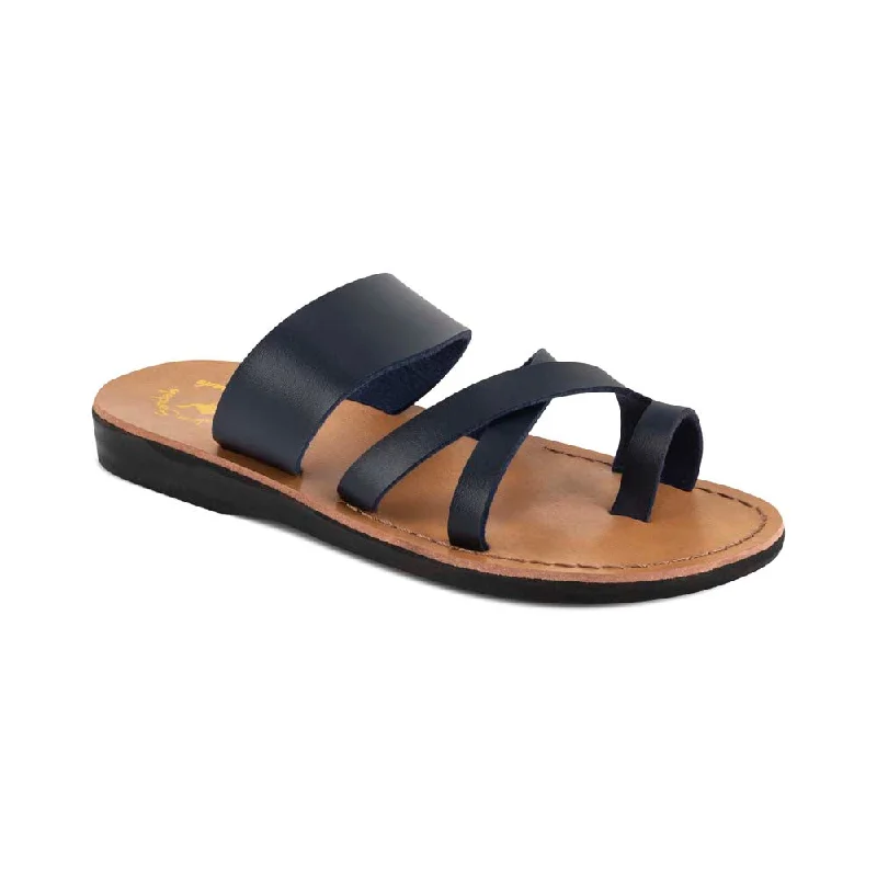 Men's sandals with a leather lining for comfortThe Good Shepherd  Vegan - Leather Alternative Sandal | Blue