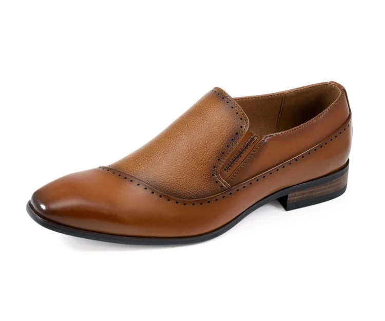 Men's loafers with a smooth leather finishGlade Tan