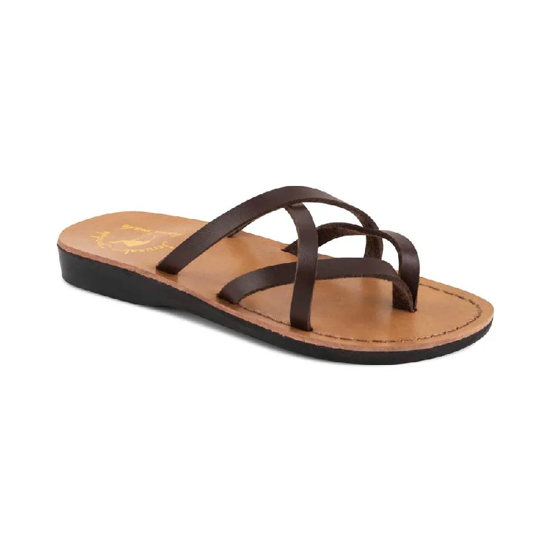 Flip - flop style men's sandals for beach wearTamar Vegan - Leather Alternative Sandal | Brown