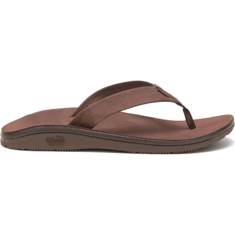 Men's sandals with a contrast stitching detailMen's Classic Flip Leather