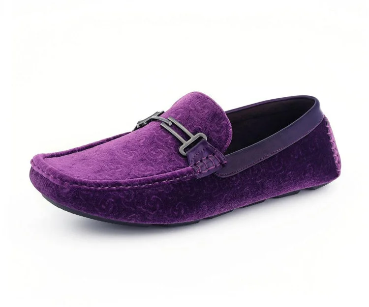 Slip - on men's loafers for easy wearRoberto Purple