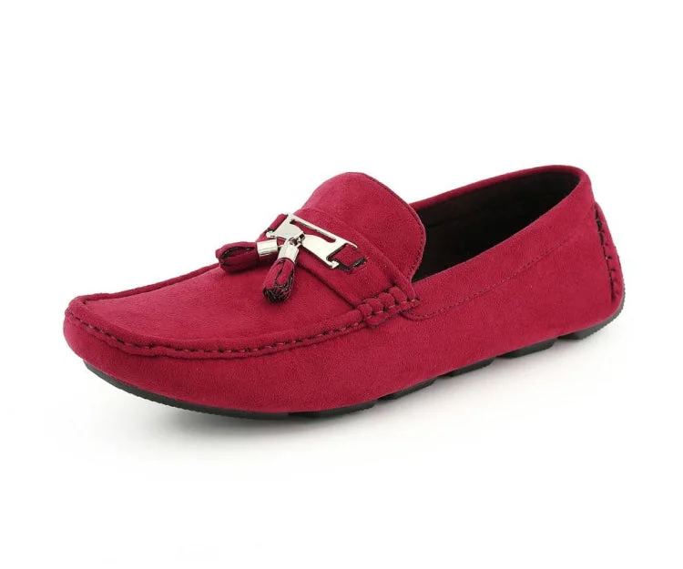 Men's loafers with a leather lining for comfortDyer Red