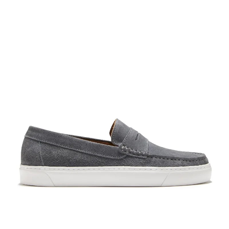 Men's loafers with a tassel front for a classic lookSlip-on Sneaker Loafers, slate grey suede