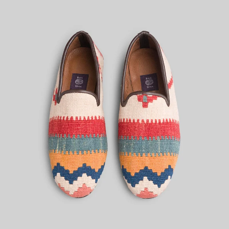 Men's loafers with a moc - toe designMen's Kilim Loafer Size 8