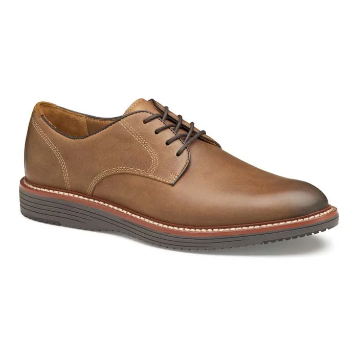 Mens Johnston & Murphy Upton Plain Toe in Tan