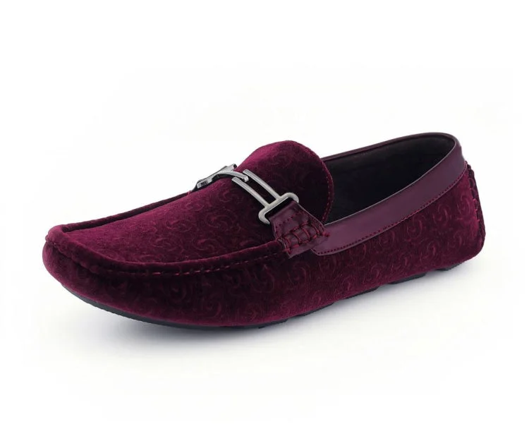 Men's loafers with a removable insole for cleaningRoberto Burgundy