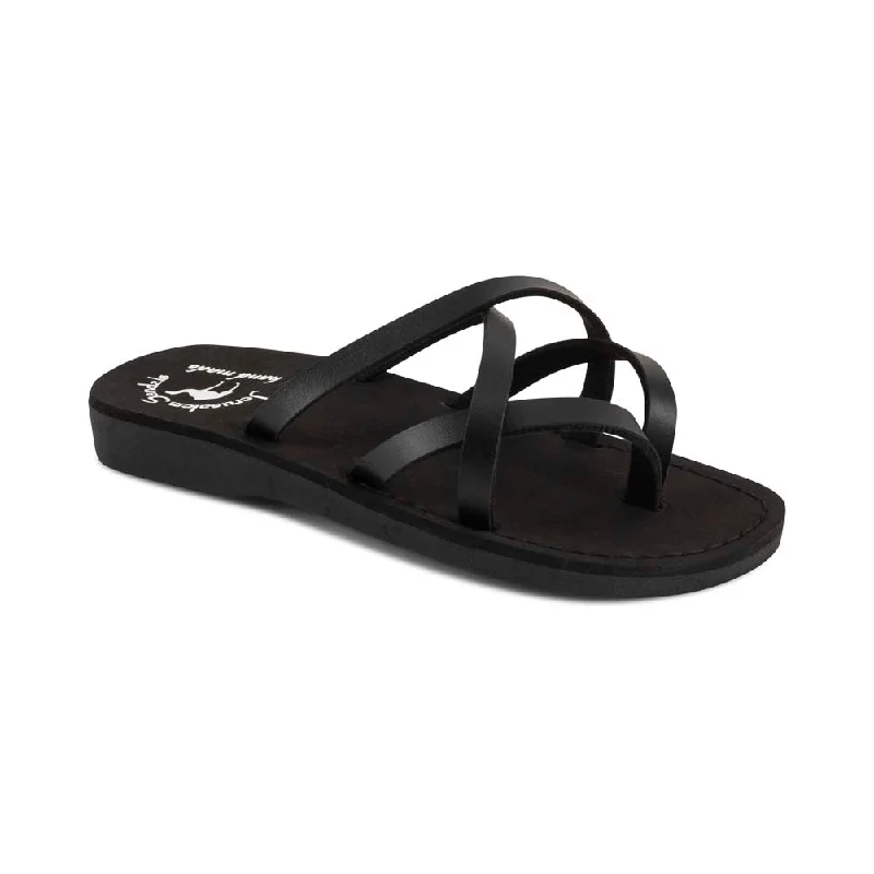 Men's sandals with a cushioned footbedTamar Vegan - Leather Alternative Sandal | Black