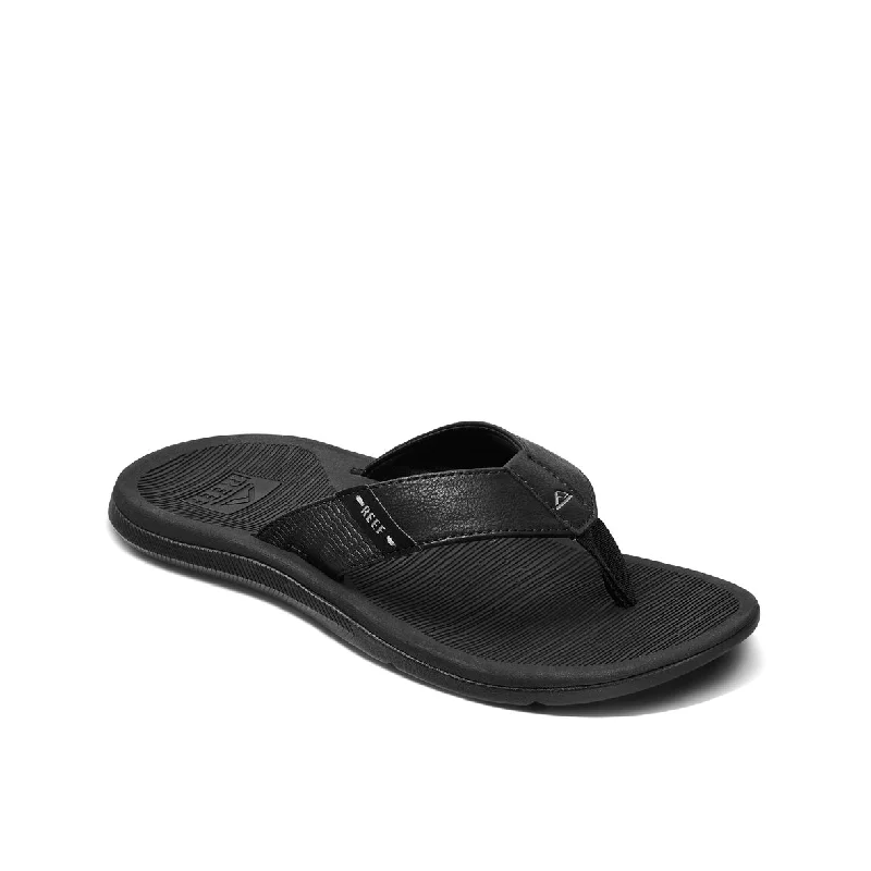 Men's sandals with a rubber sole for tractionMens Santa Ana - All Black