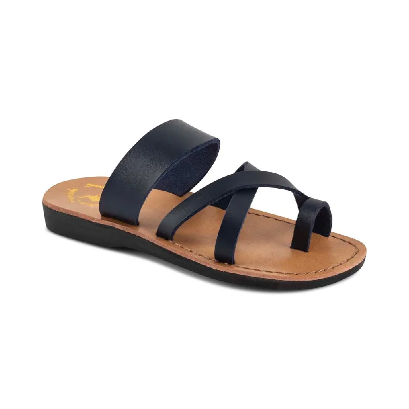 Men's sandals with a shock - absorbing insoleThe Good Shepherd  Vegan - Leather Alternative Sandal | Blue