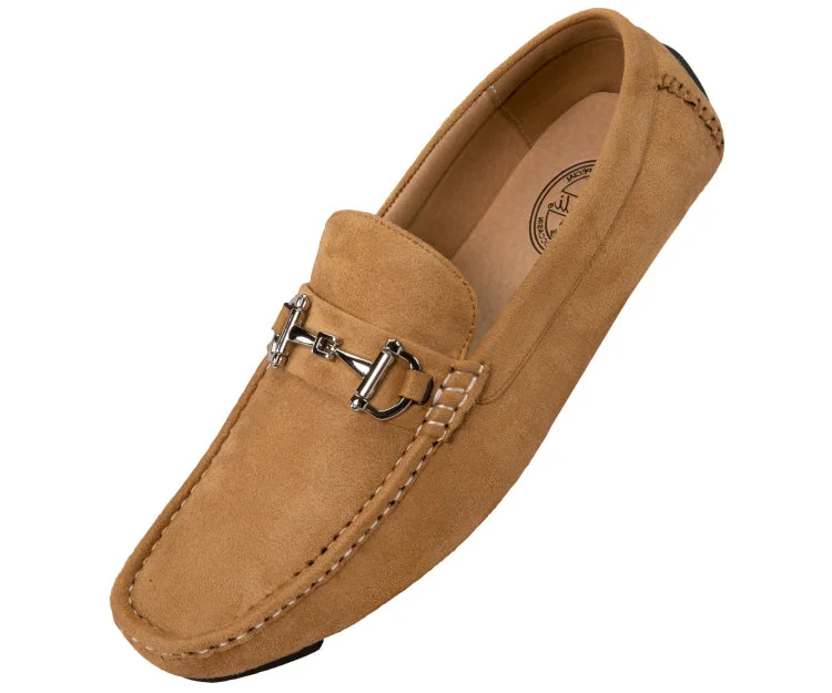 Men's loafers with a moc - toe designWalken Taupe