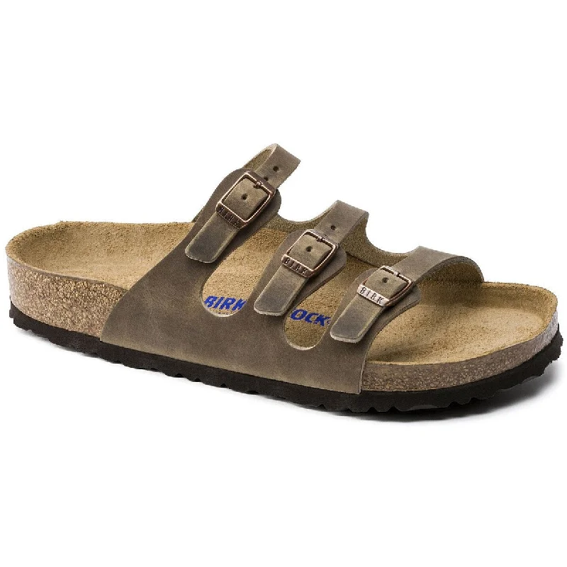 Men's sandals with a toe post designFlorida Soft Footbed Oiled Leather - Regular